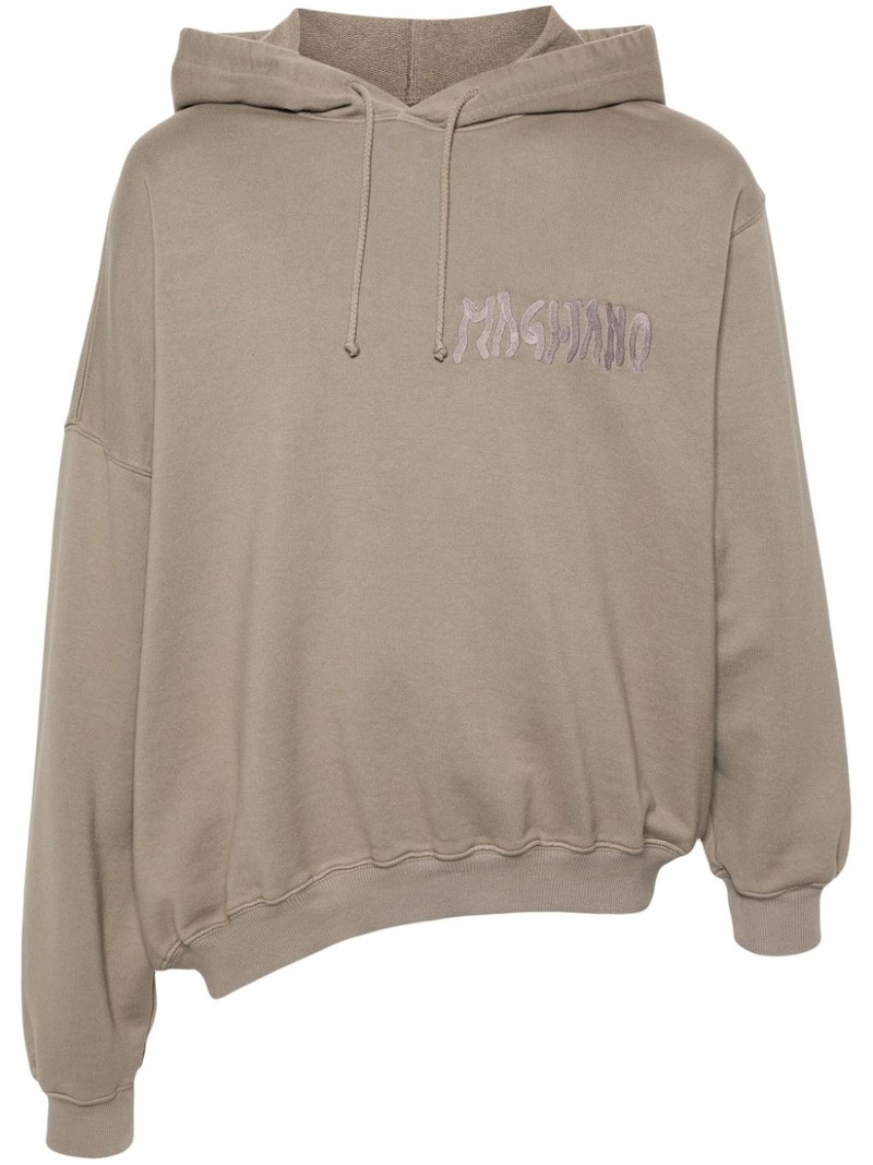 Twisted cotton hoodie - 1