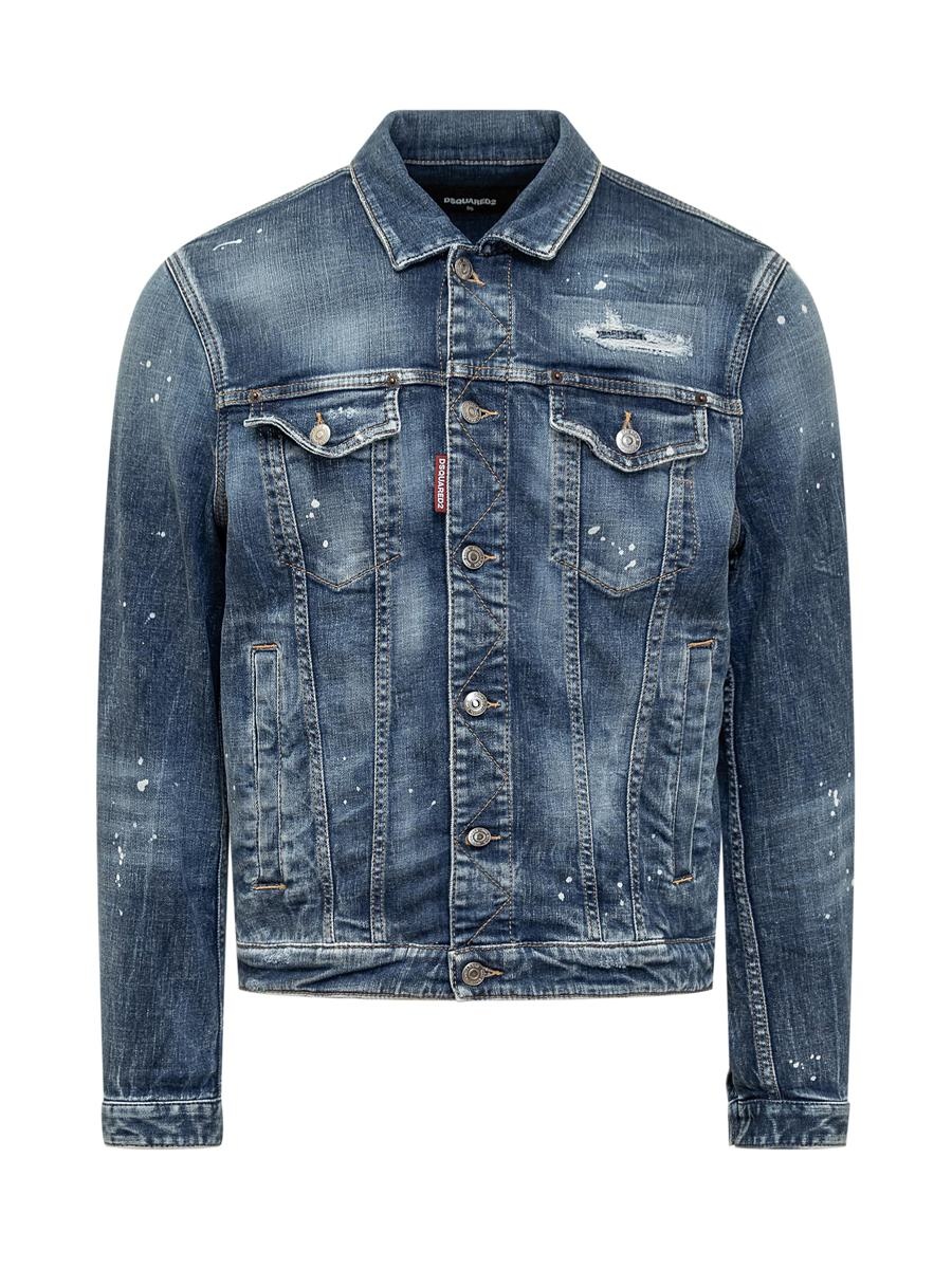 DSQUARED2 DSQUARED2 Dan Jean Jacket | baltini | REVERSIBLE