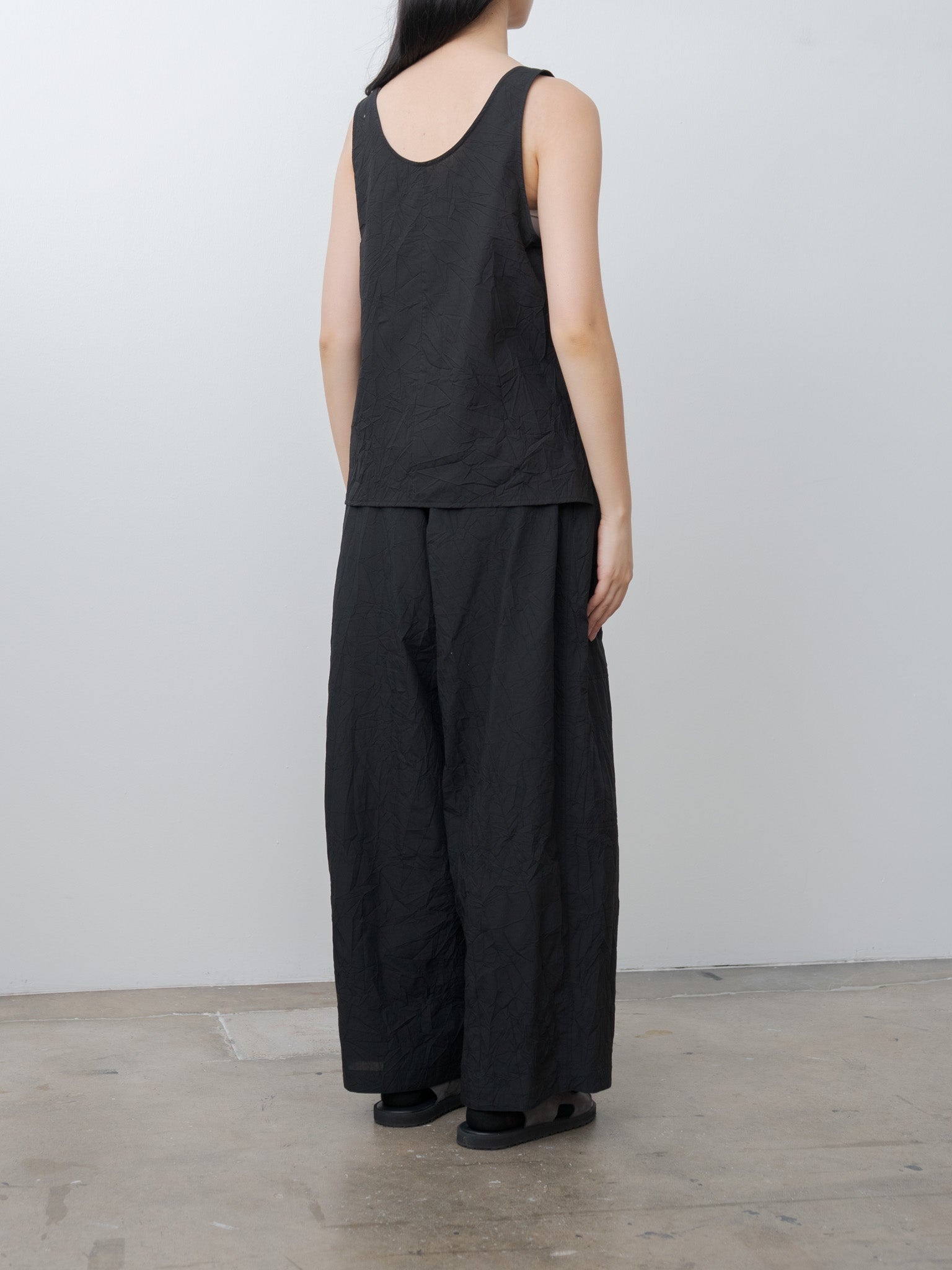 Catch Washer Cotton Tank Top Pullover - Black - 4