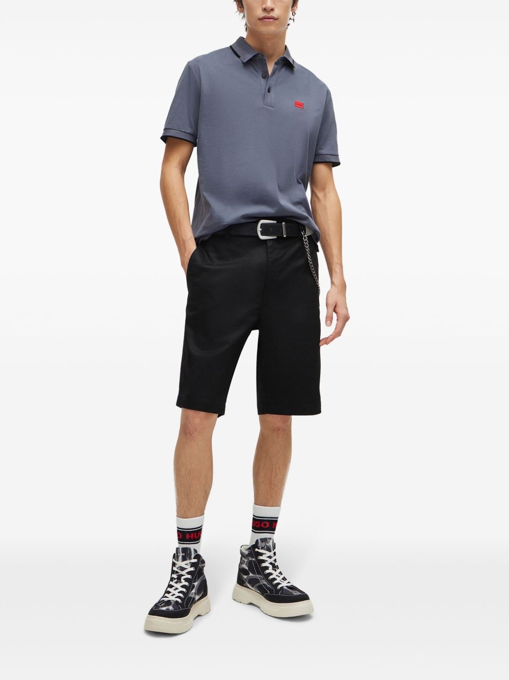 mid-rise chino shorts - 2