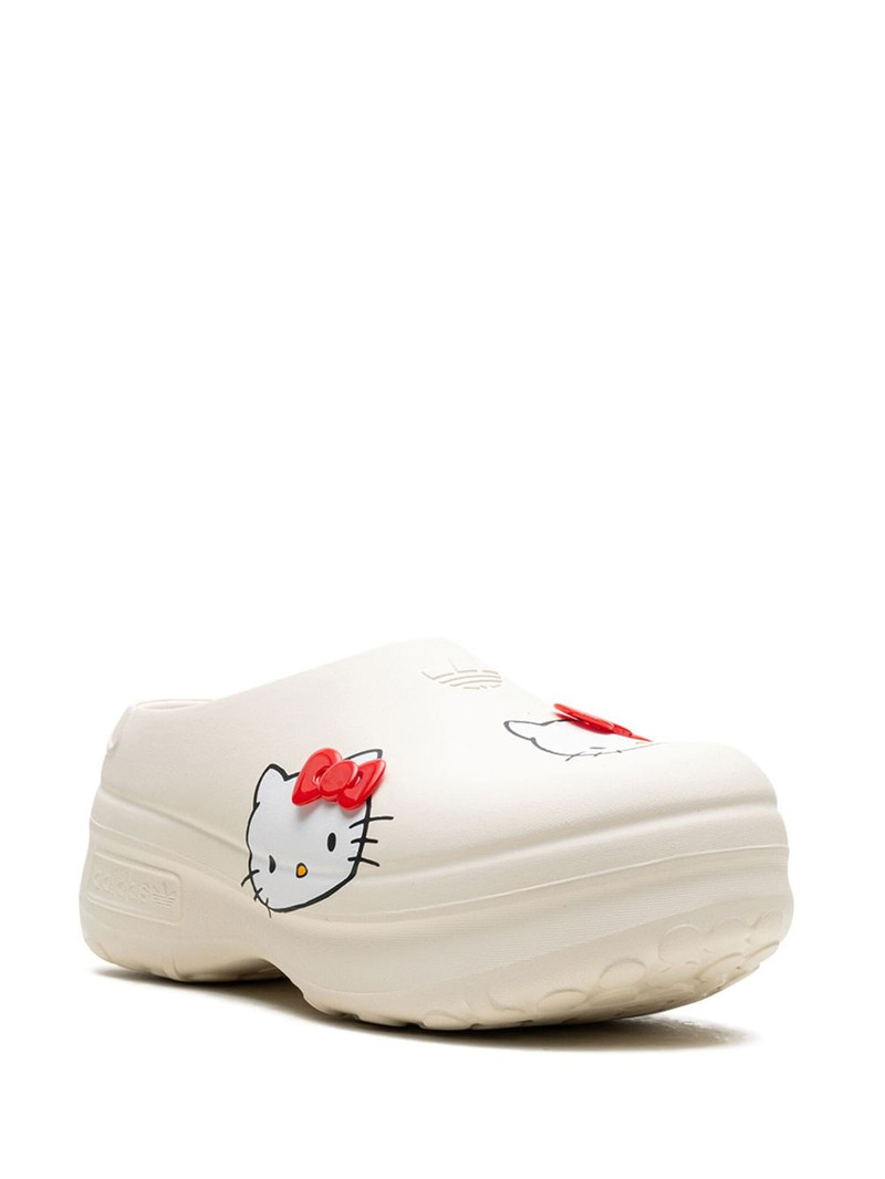 adidas adiFOM Stan Smith "Hello Kitty/Off White/Red/Cloud White" mules outlook