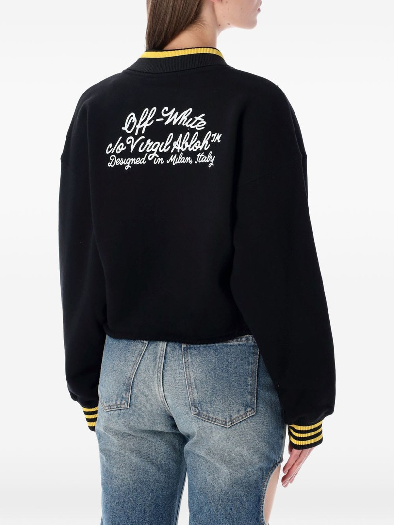 Off-White v-neck cropped polo outlook