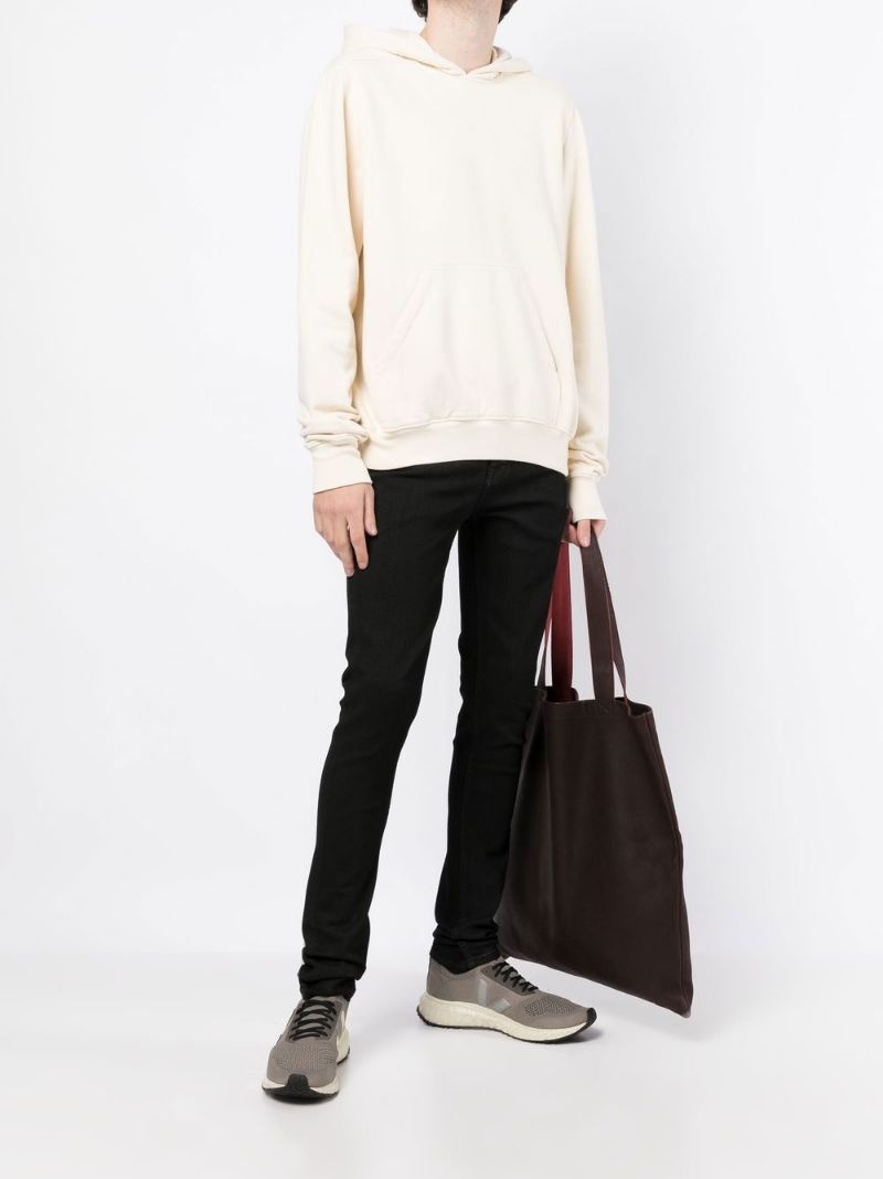 long-sleeved cotton hoodie - 2