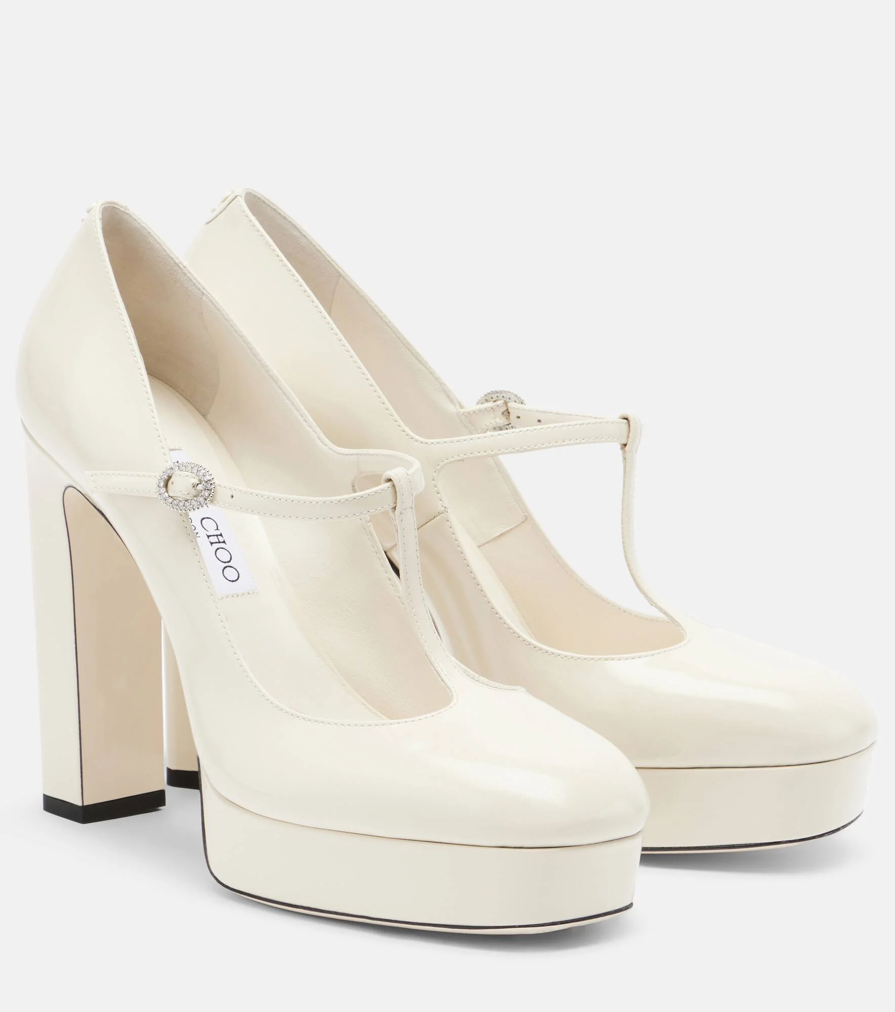 Marene patent leather Mary Jane pumps - 1