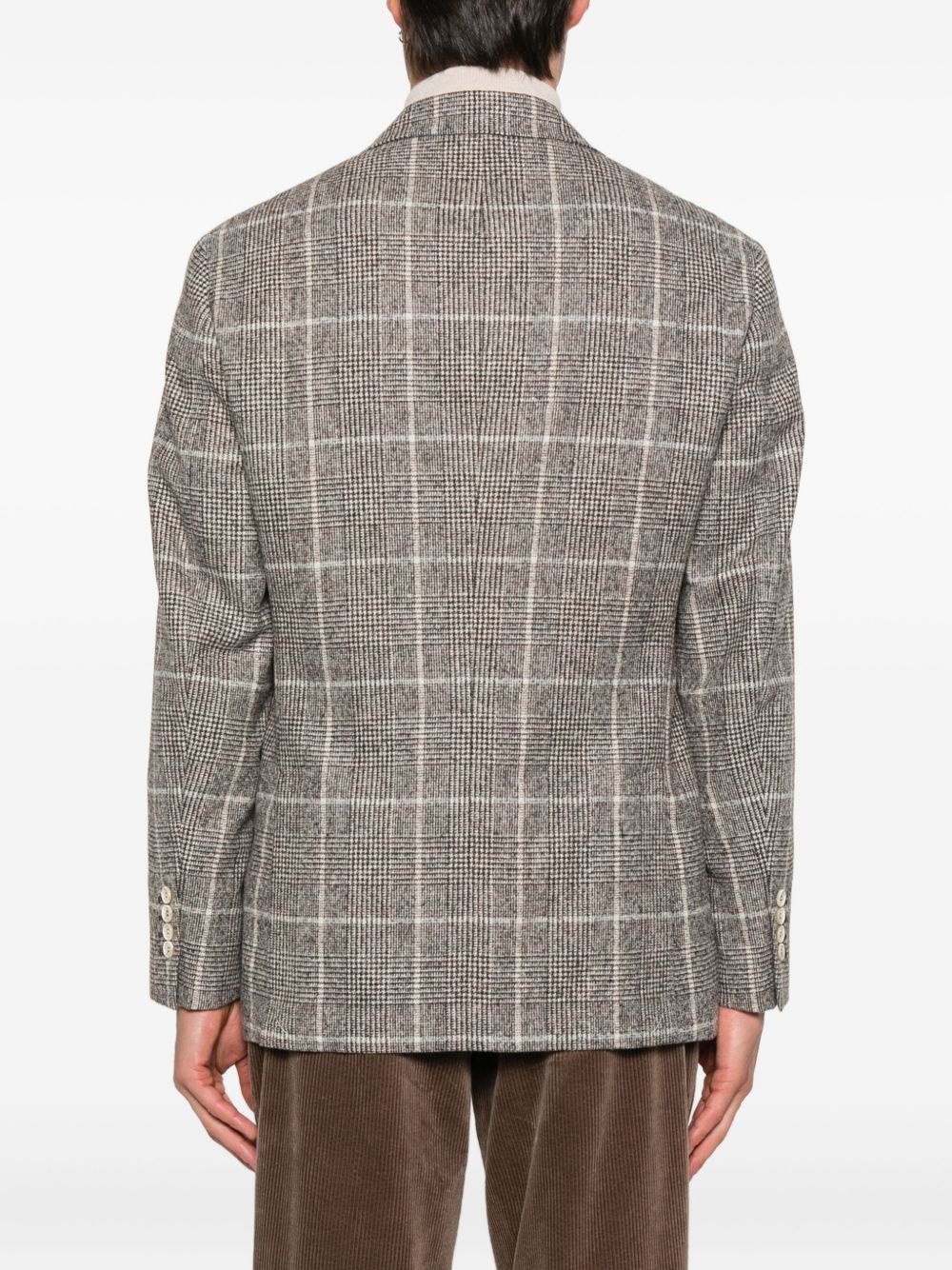 checked blazer - 4