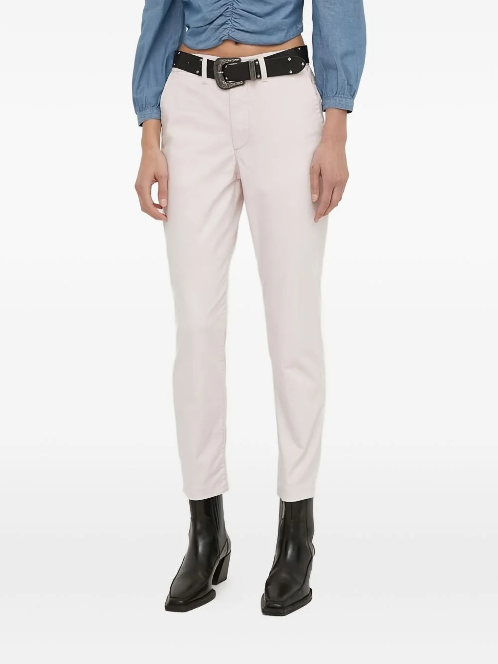 belt-loop trousers - 1