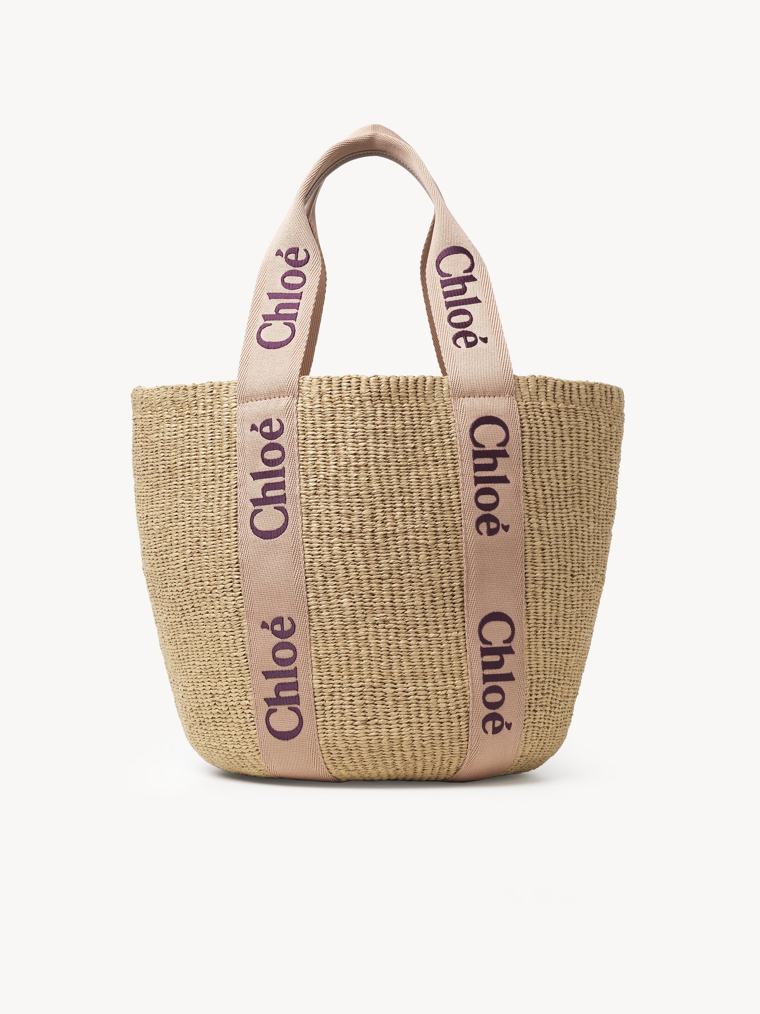 LARGE WOODY BASKET IN NATURAL FIBERS - 3