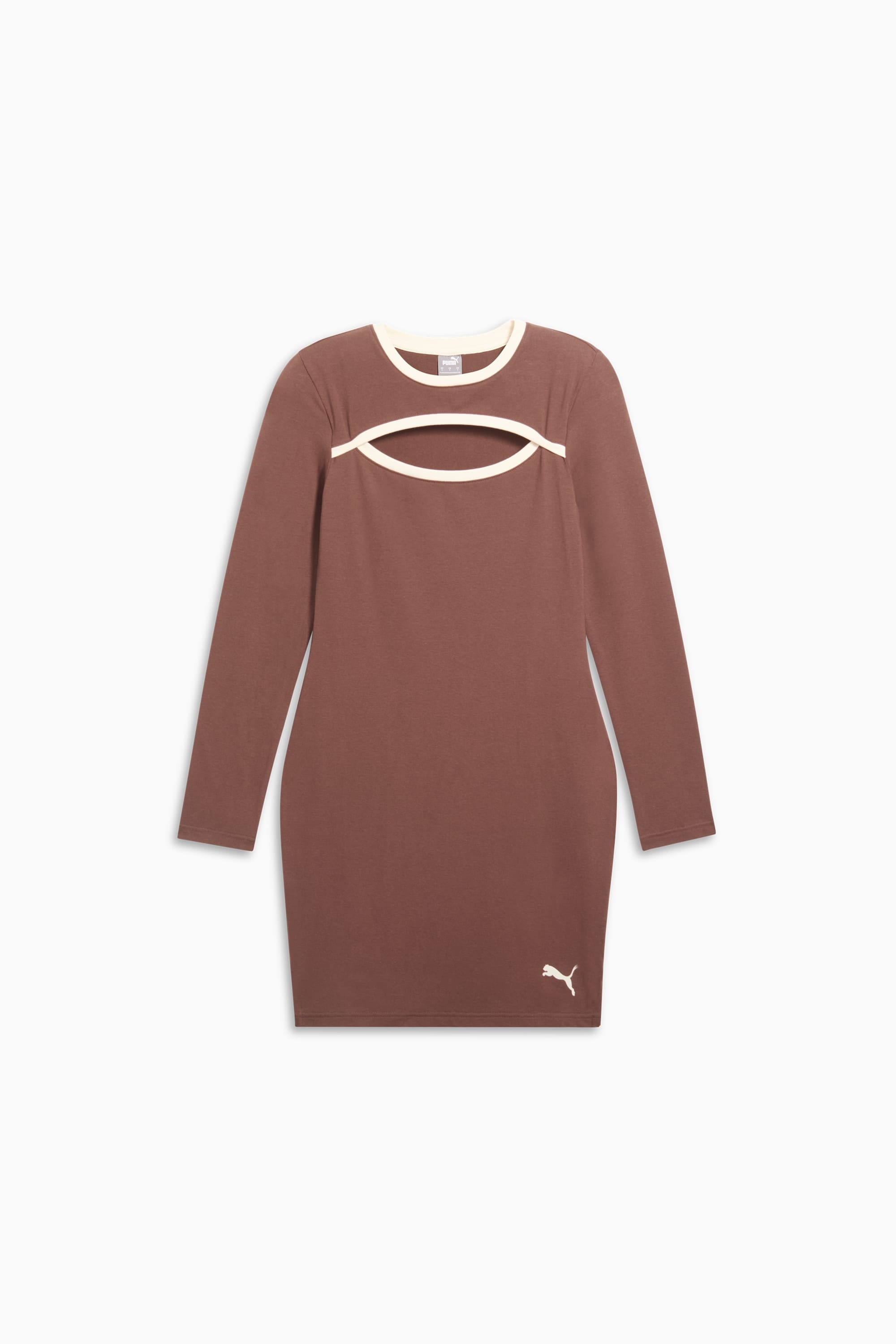HER Long Sleeve Trim Women's Dress - 1