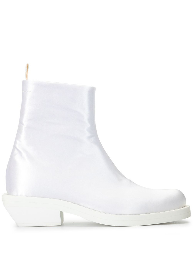 satin ankle boots 1