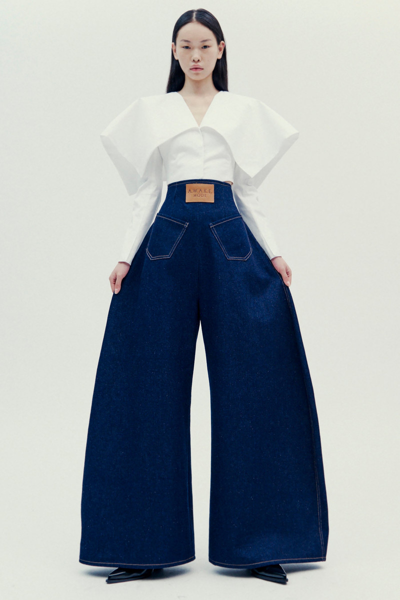 CROPPED JACKET WITH COLLAR WHITE 10