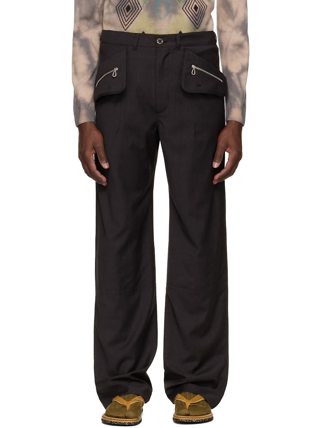 Brown Komlo Trousers - 1