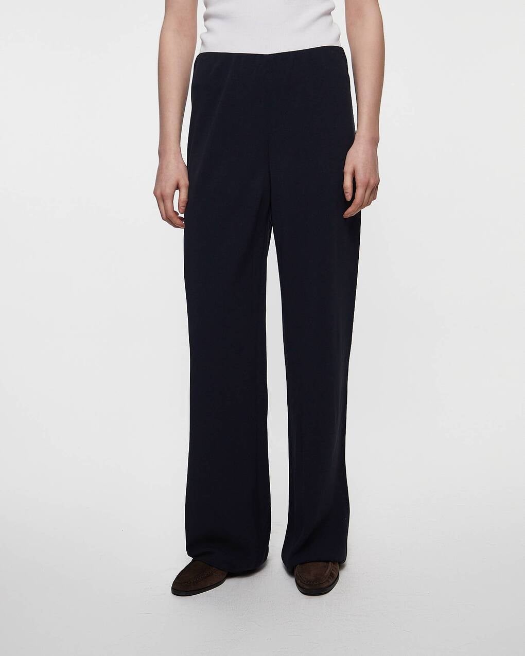 Pant High Waisted Bias Blue - 2