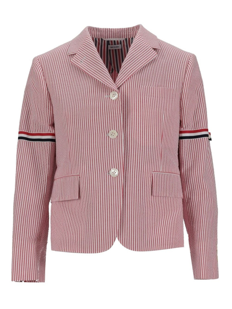 striped-pattern blazer 1