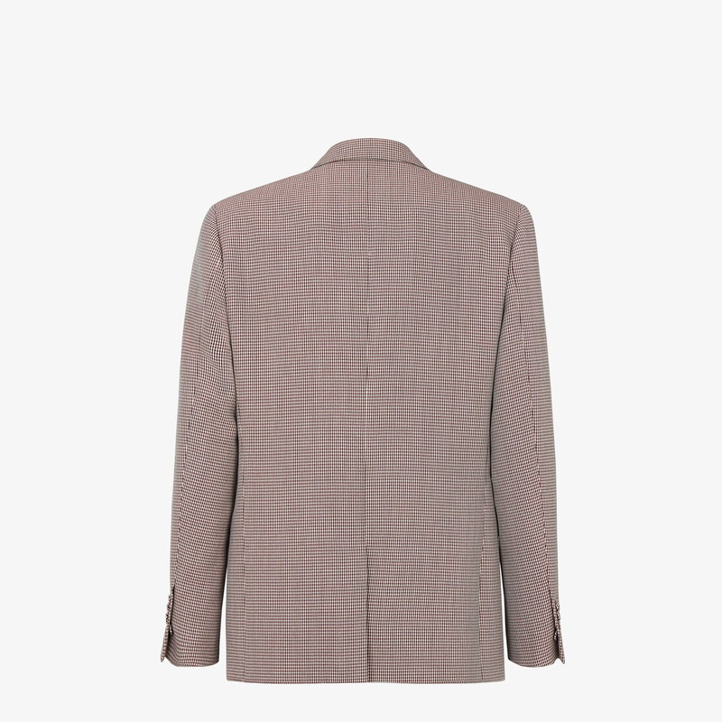FENDI Multicolor wool blazer outlook