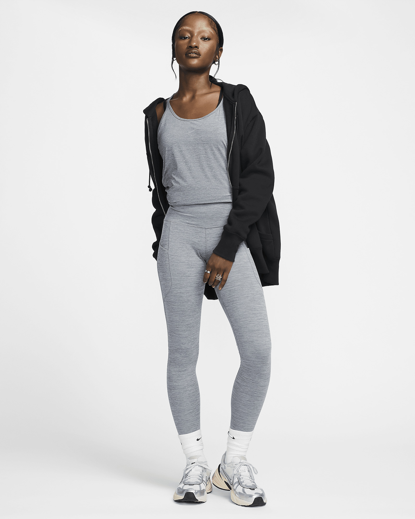 Nike One Women's High-Waisted 7/8 Leggings with Pockets - 8