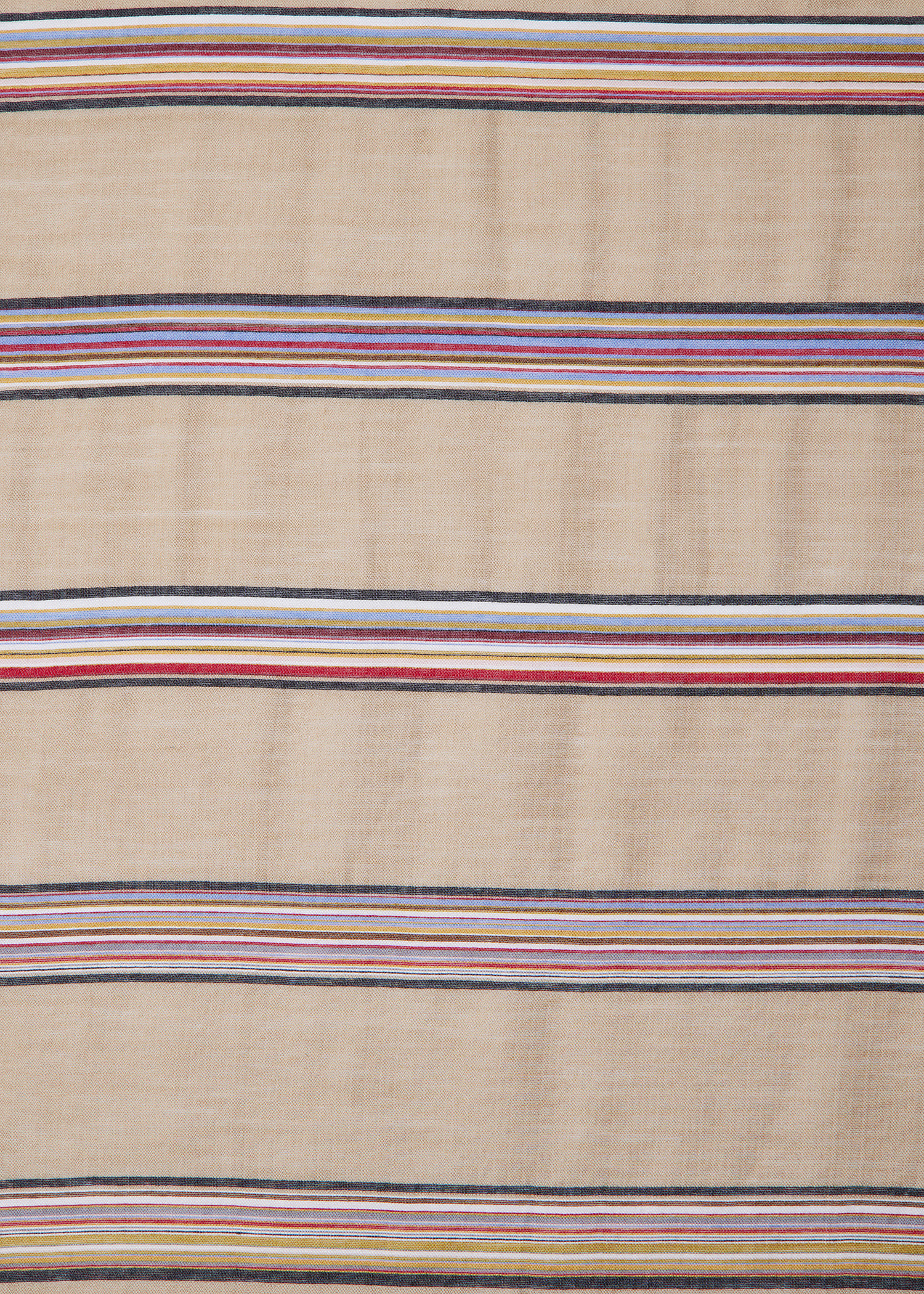 Women's Broken 'Signature Stripe' Silk-Blend Scarf - 4