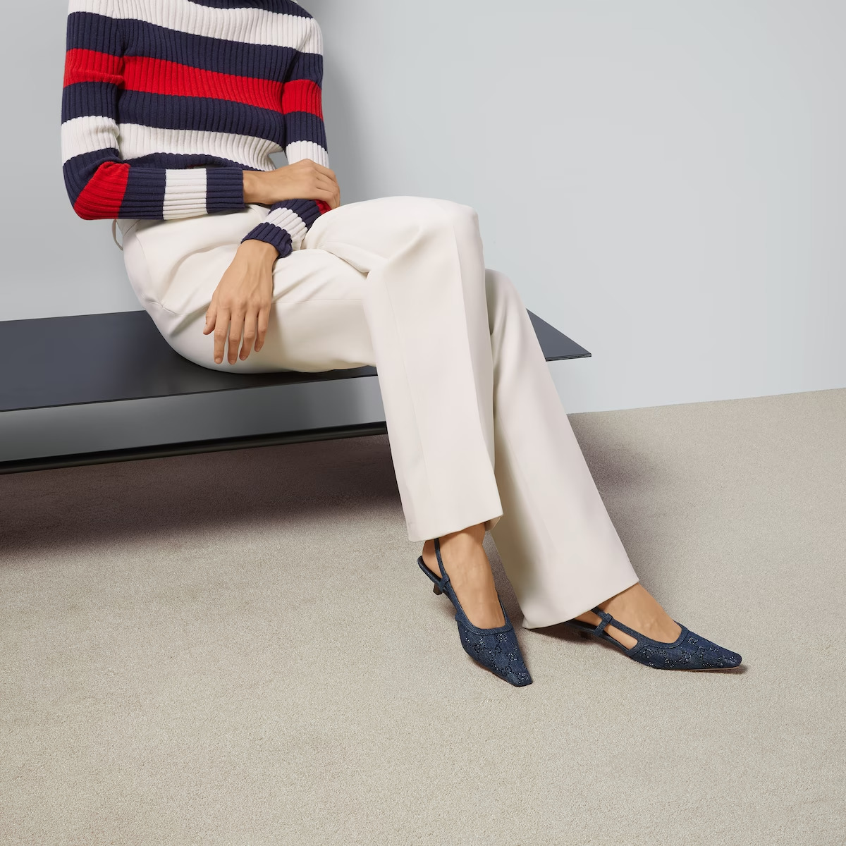 Gucci GG Slingback Pumps - 4