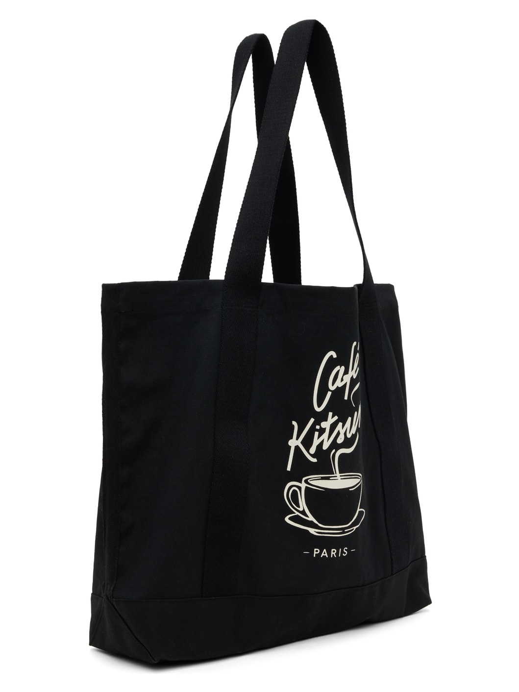 Black Café Kitsuné Coffee Cup Tote - 2