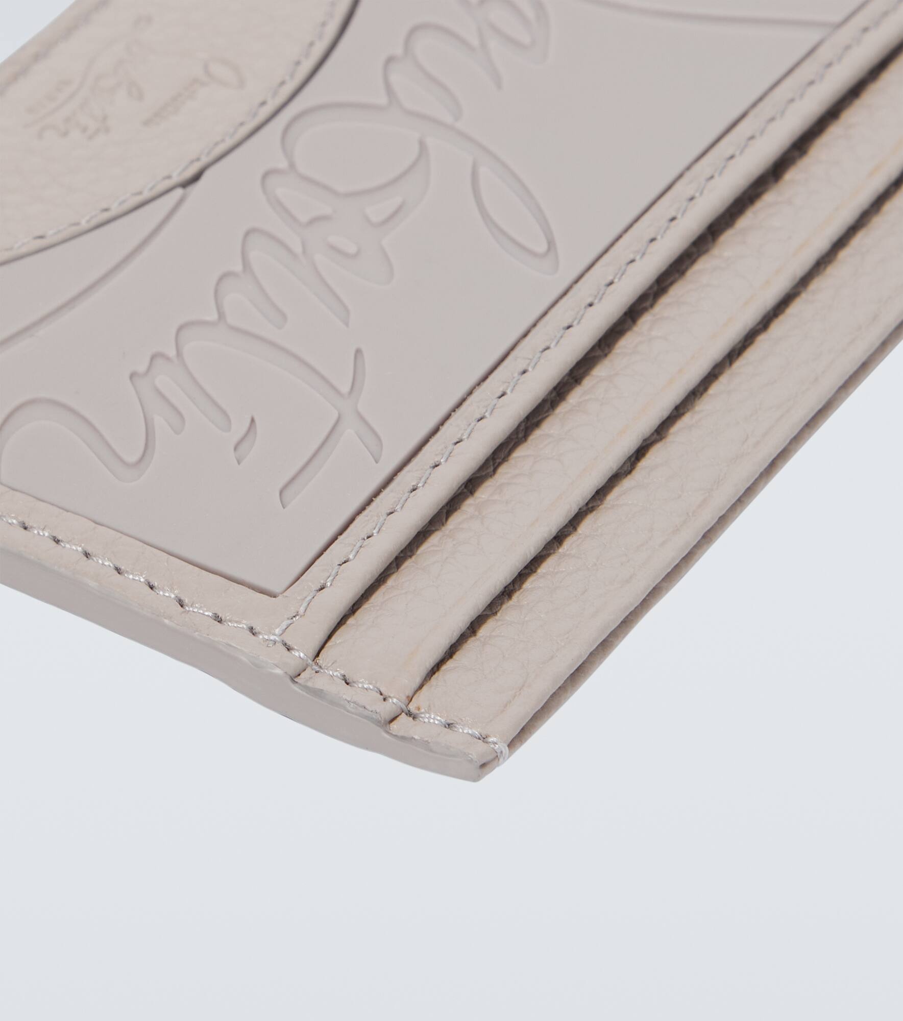 Kios embossed leather cardholder - 3