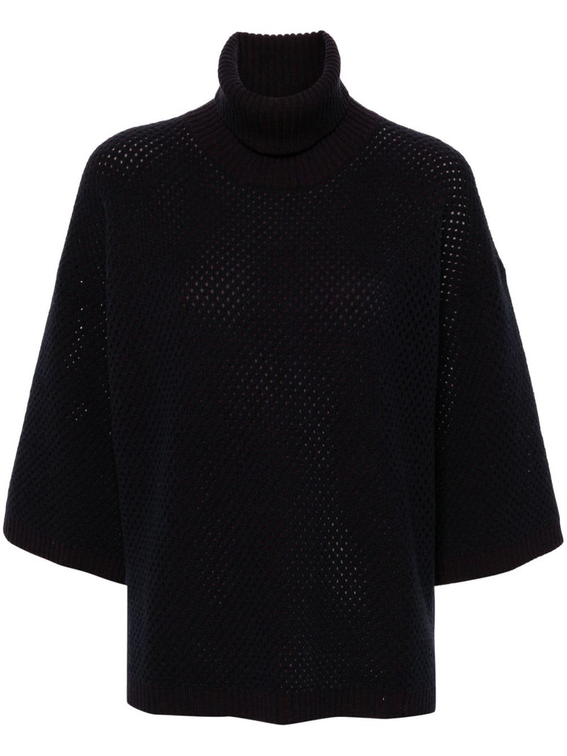 open-knit sweater 1