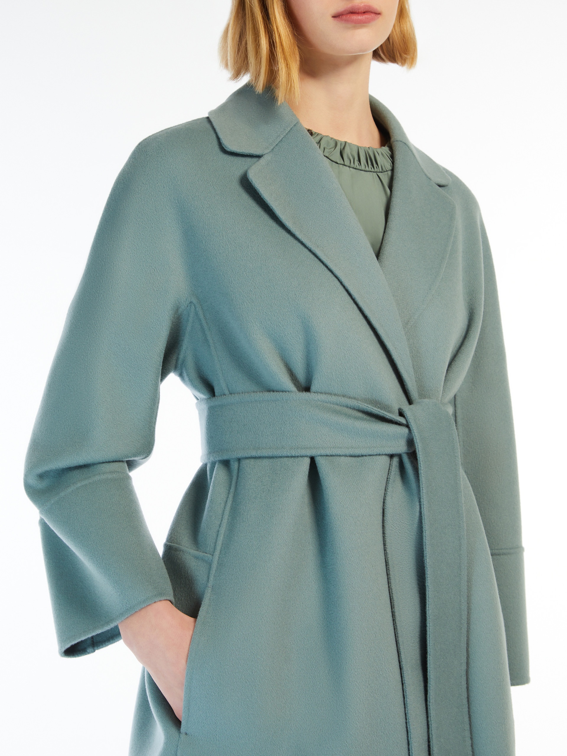 ARONA Double-faced short wool coat - 5