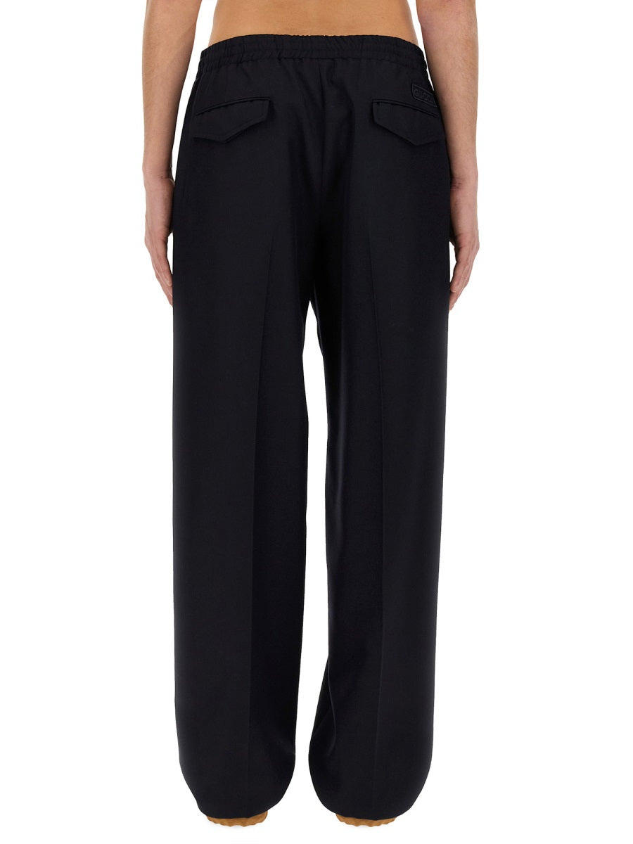 Gucci Men Wool Twill Jogging Pants - 2