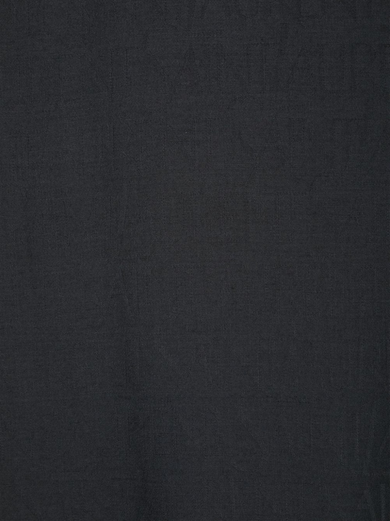 SAINT LAURENT logo-jacquard modal-blend scarf outlook