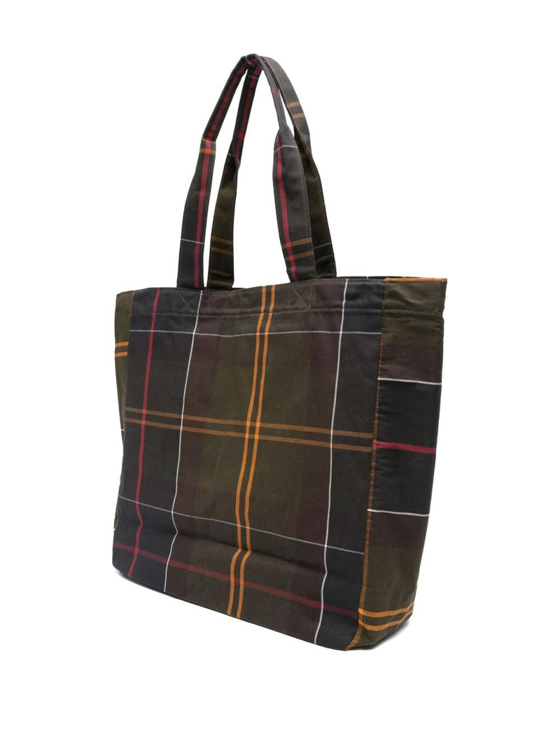 tartan-plaid tote bag 3