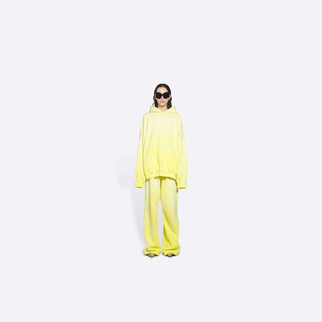 Boxy Hoodie in Yellow - 6