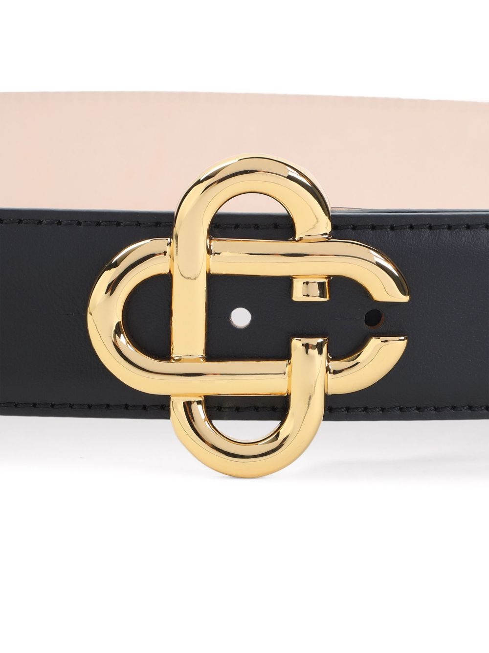 leather buckle belt - 2