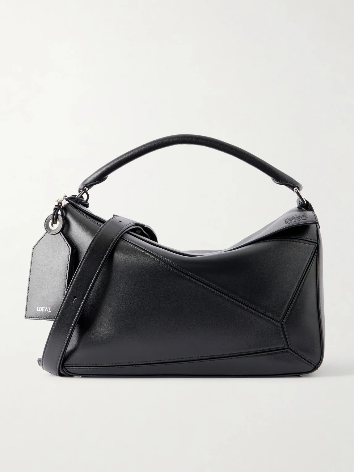 Puzzle Featherlight Large Leather Messenger Bag - 1