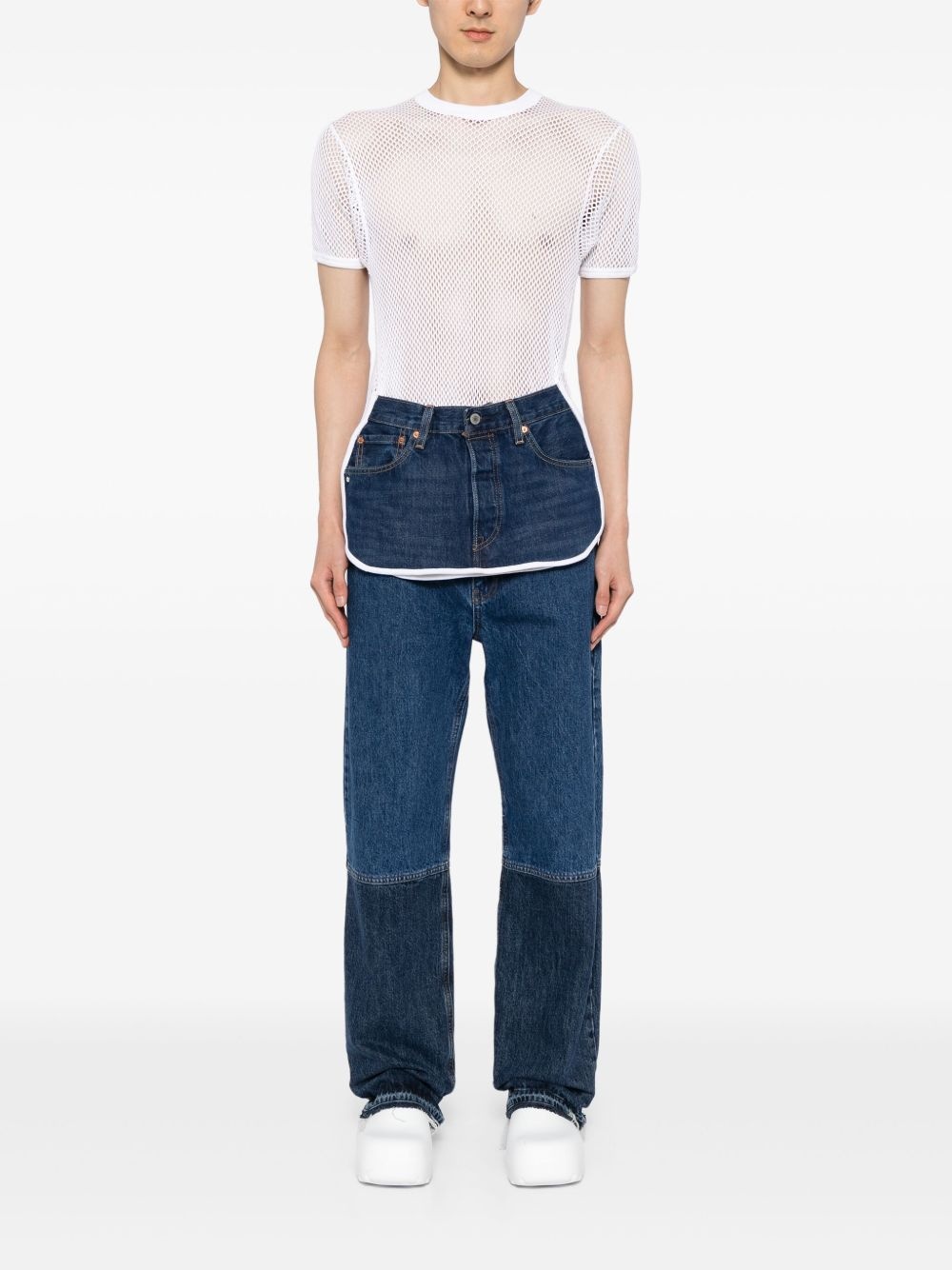 mesh short-sleeve T-shirt - 2