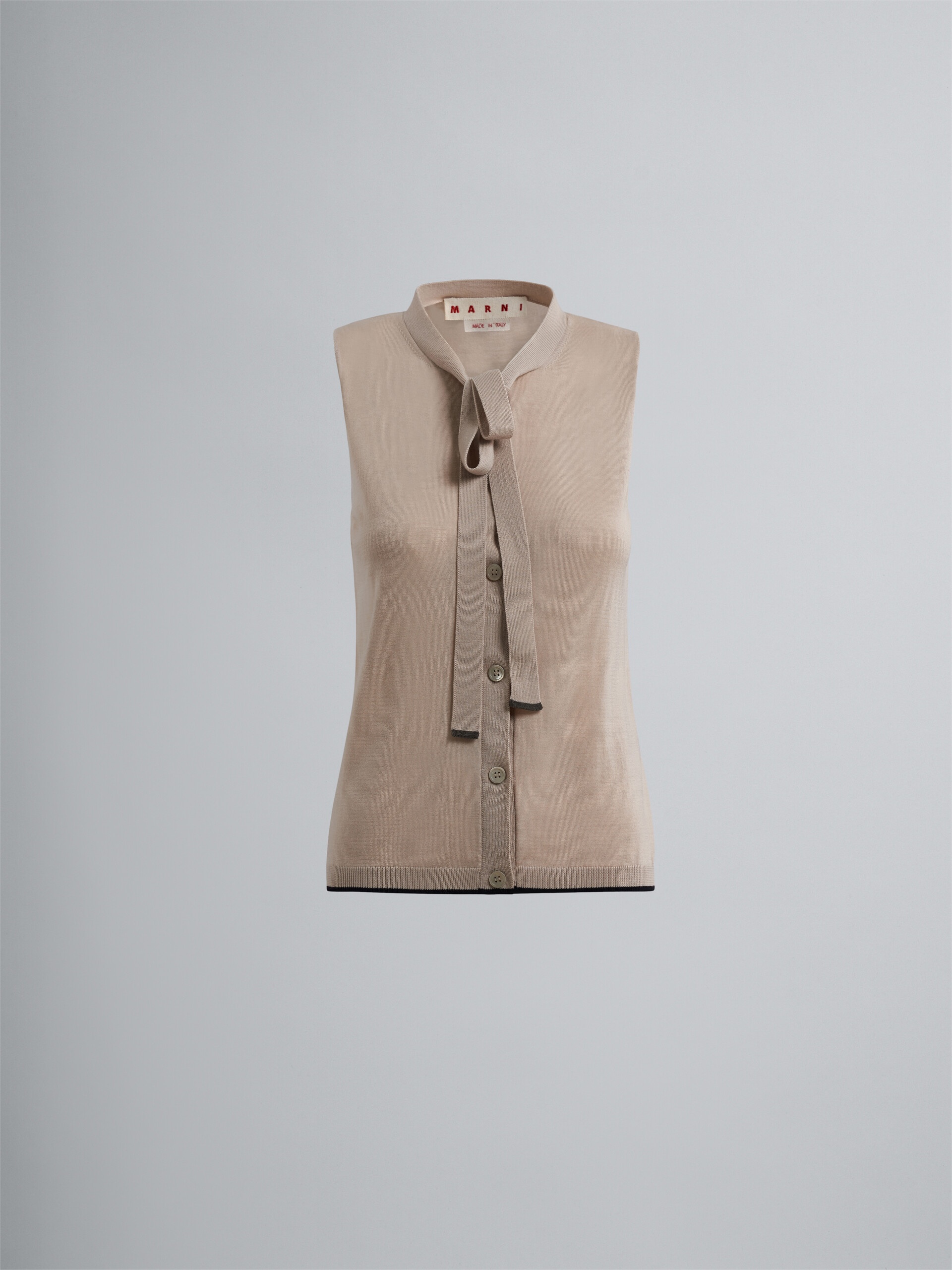 CHIC LIGHT WOOL VEST - 1