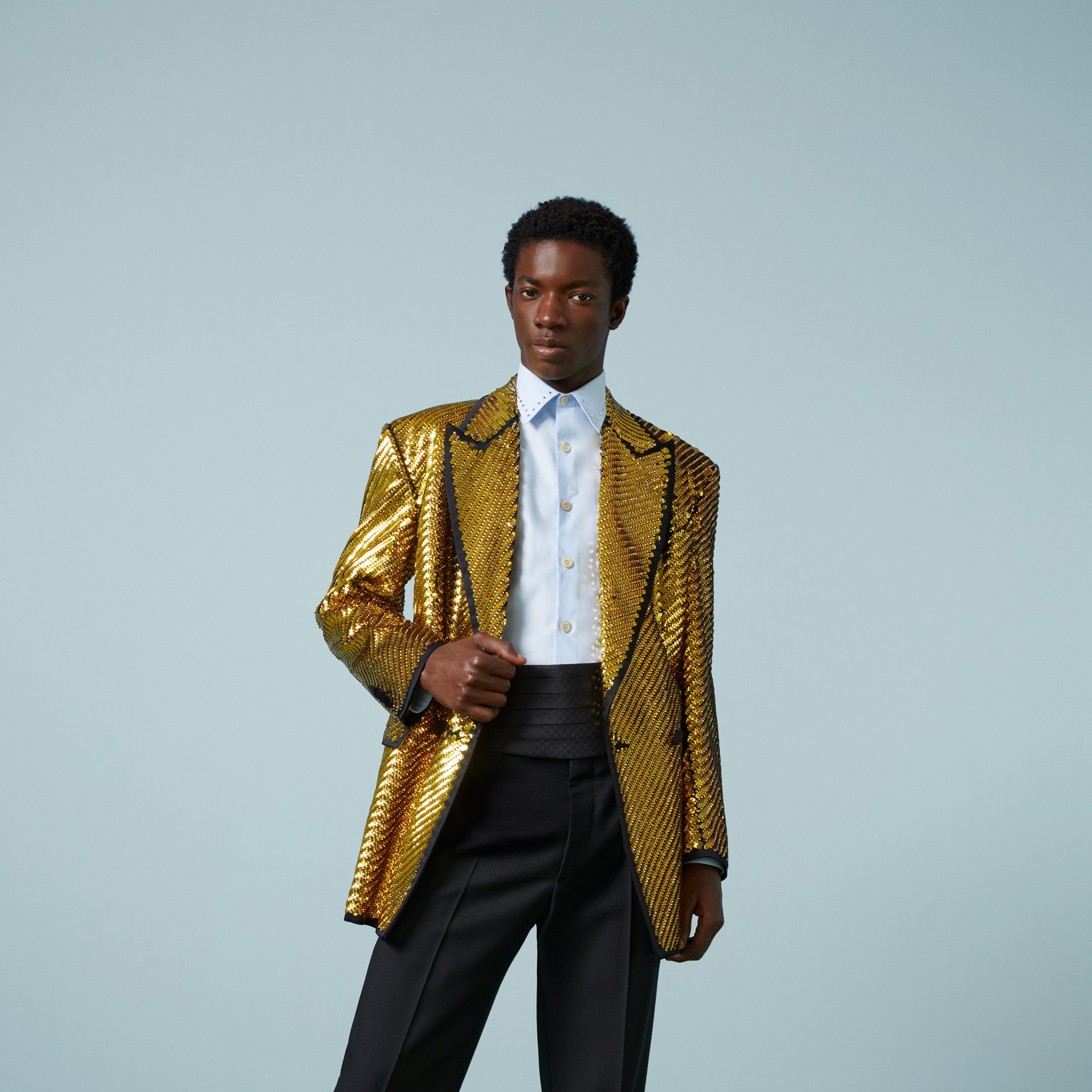 Silk cummerbund - 3