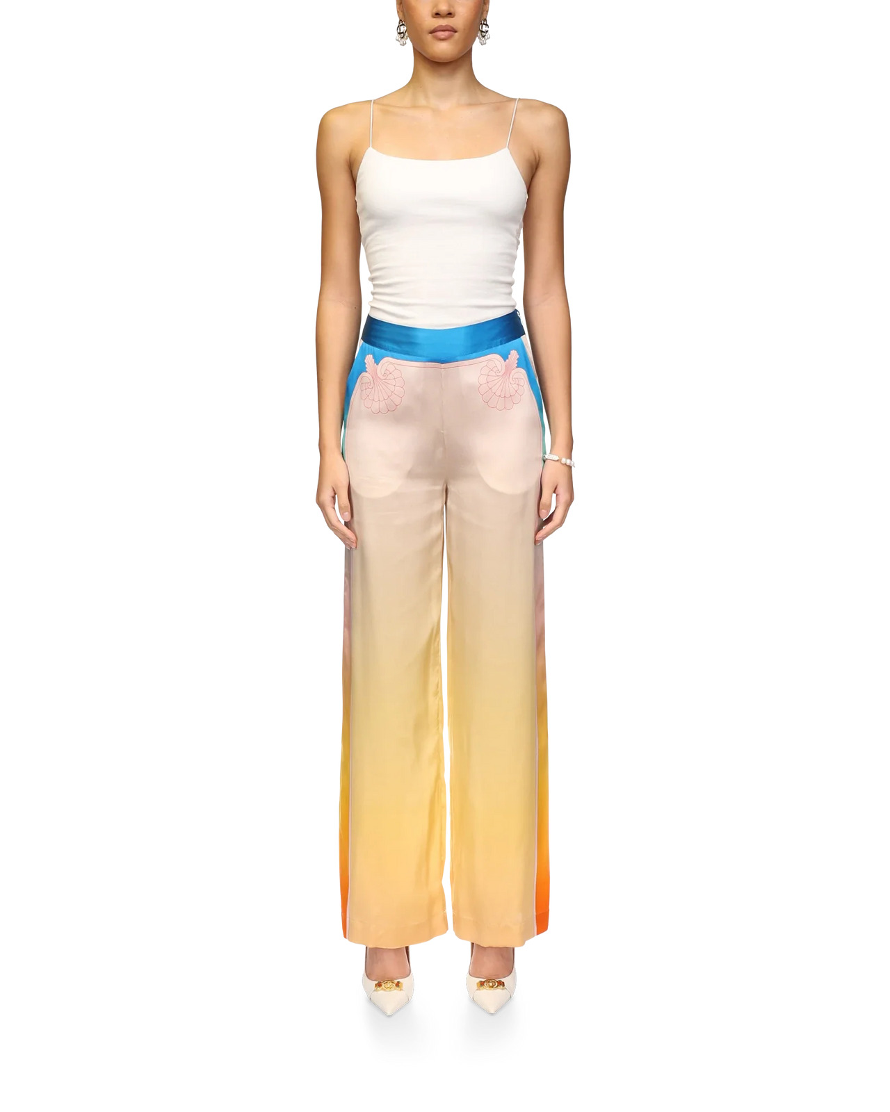 L'Arc Coloré Silk Trousers - 2