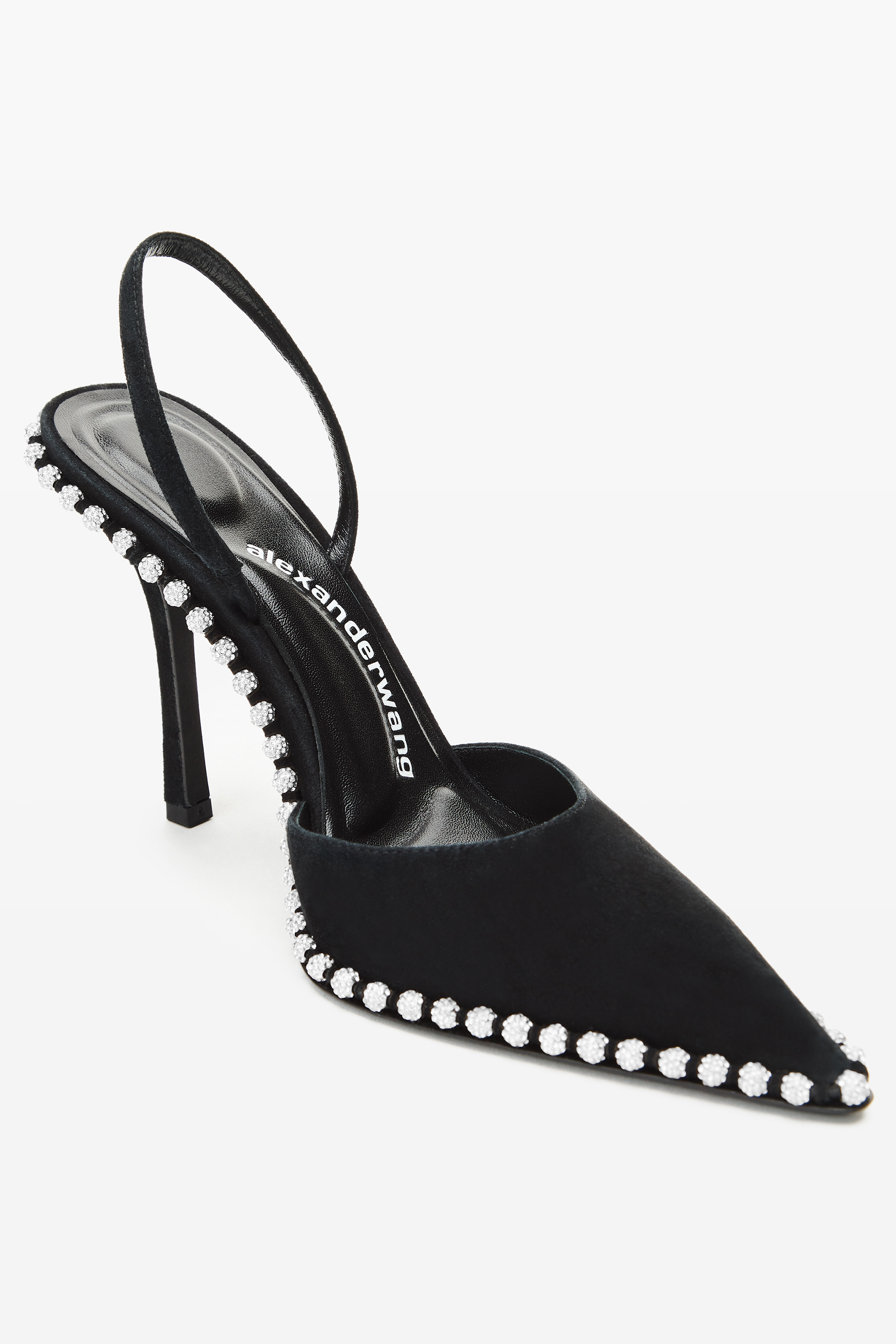Black Suede Tia Slingback - 2