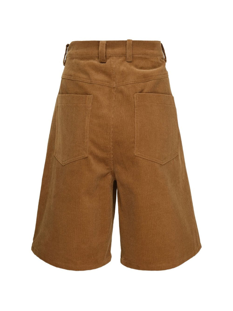 BONBOM two-tuck corduroy shorts outlook
