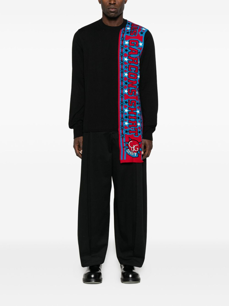 Comme des Garçons SHIRT Soccer Scarf sweater outlook