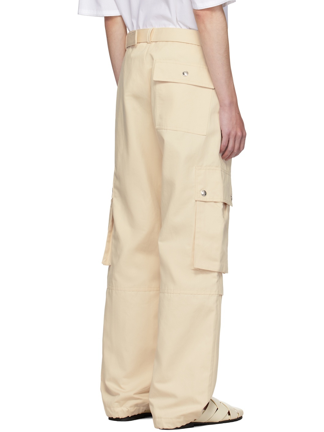 Beige La Casa 'Le cargo' Cargo Pants - 3