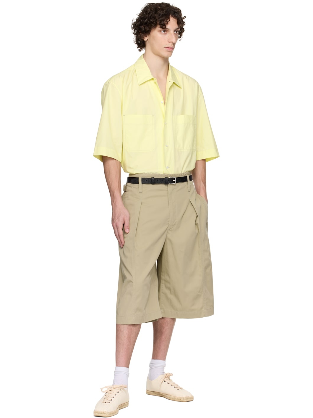 Yellow 'Convertible' Shirt - 5