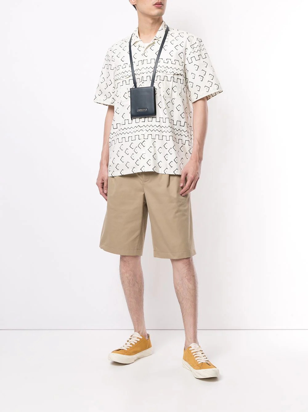 concealed-front chino shorts - 2