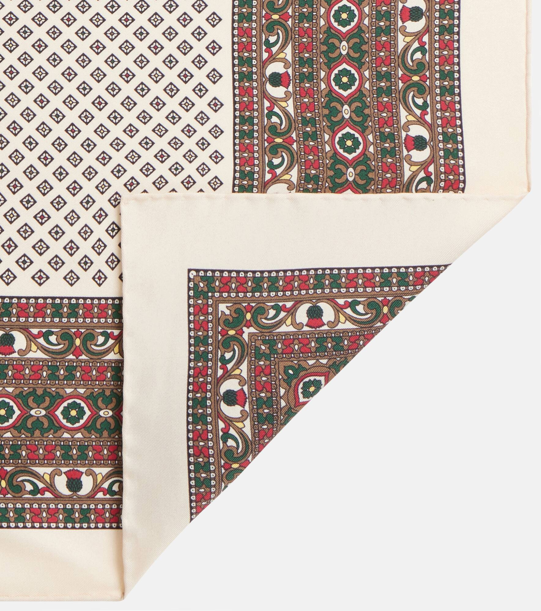 Printed silk scarf - 5