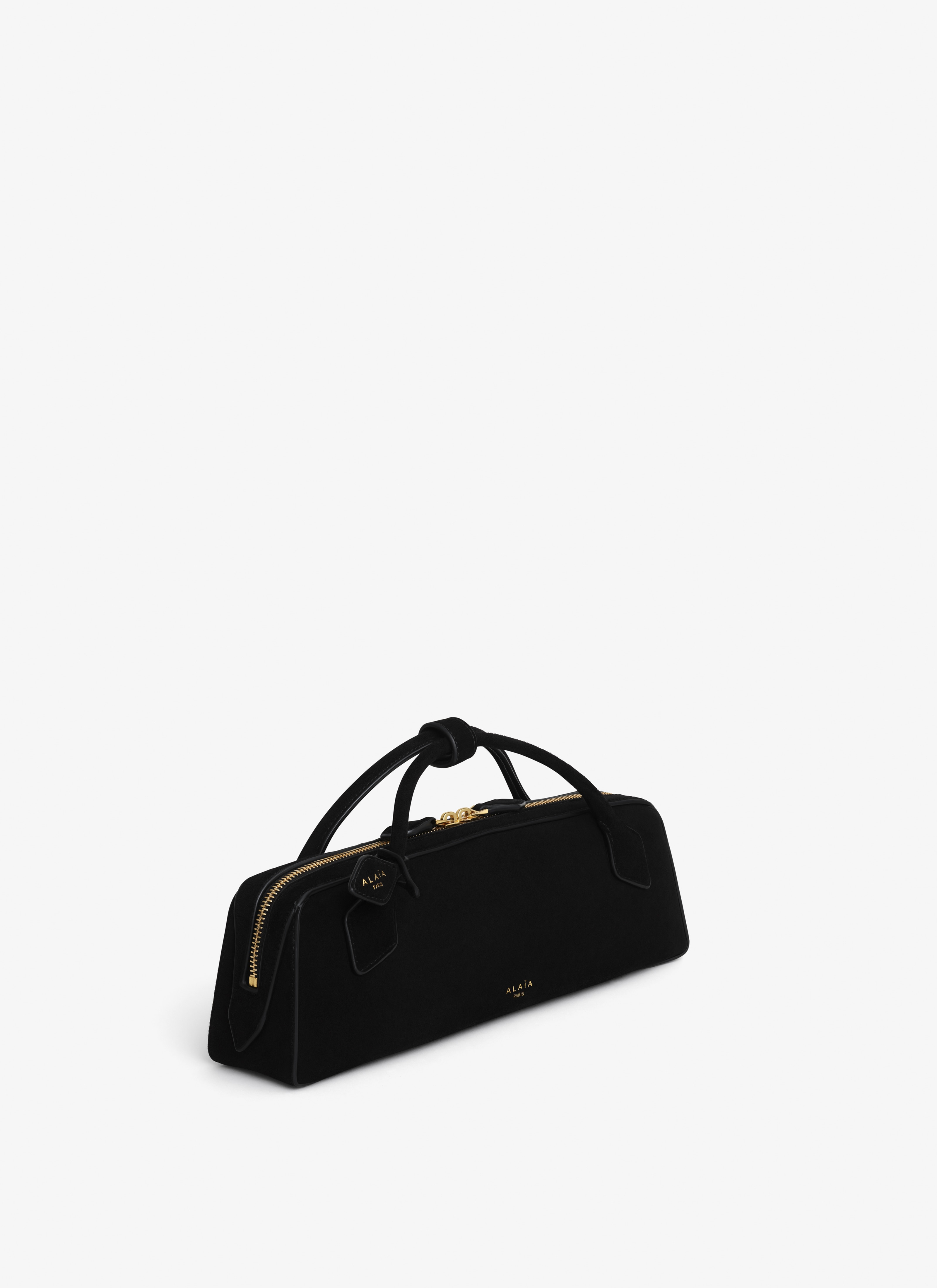 LE TECKEL CLUTCH IN SUEDE GOATSKIN - 3