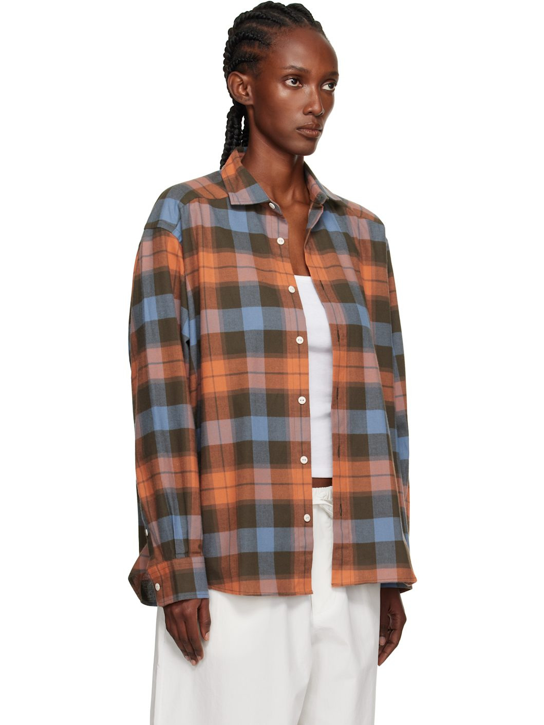 Orange & Blue Claude Shirt - 2