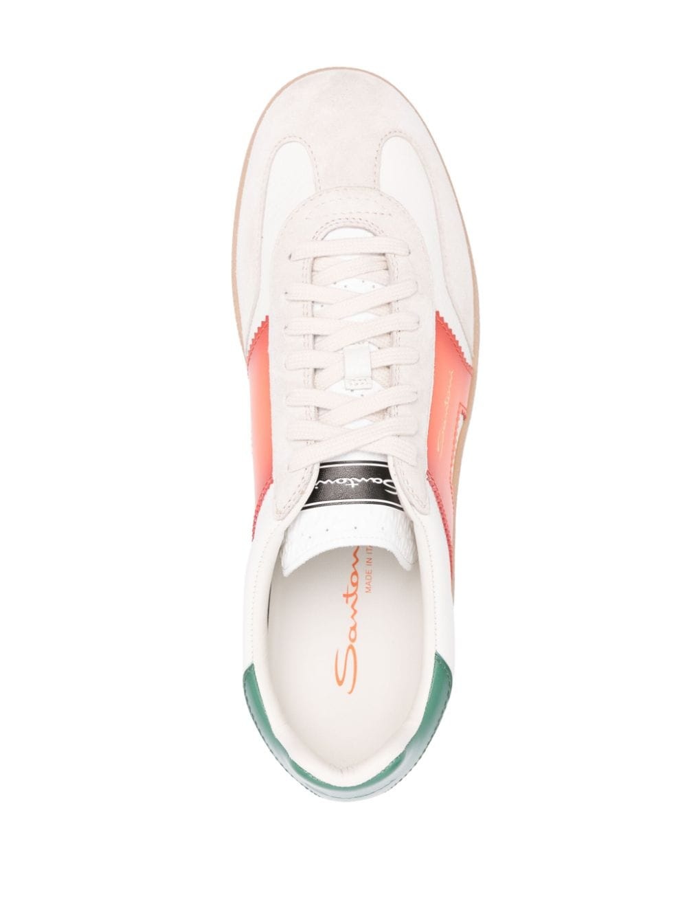 colourblock panelled sneakers - 4