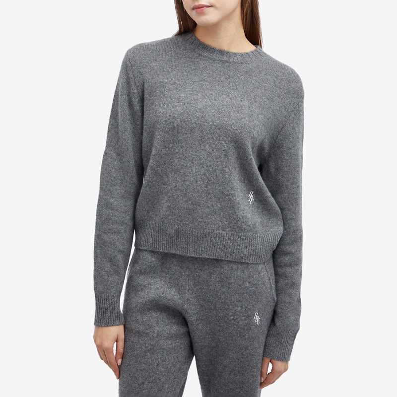 Sporty & Rich Sporty & Rich SRC Cashmere Crewneck outlook