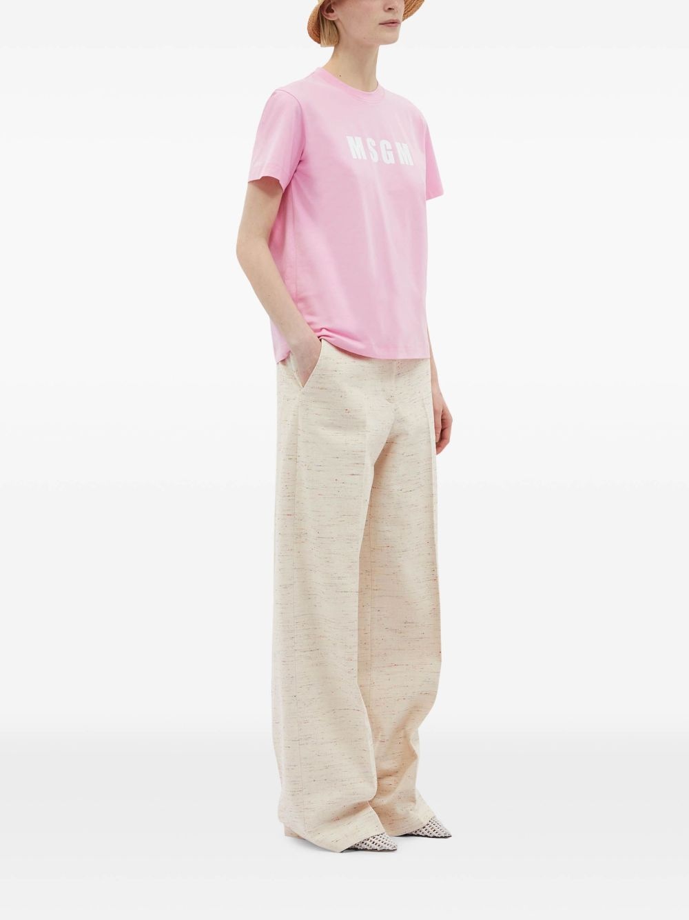 logo-print cotton t-shirt - 2