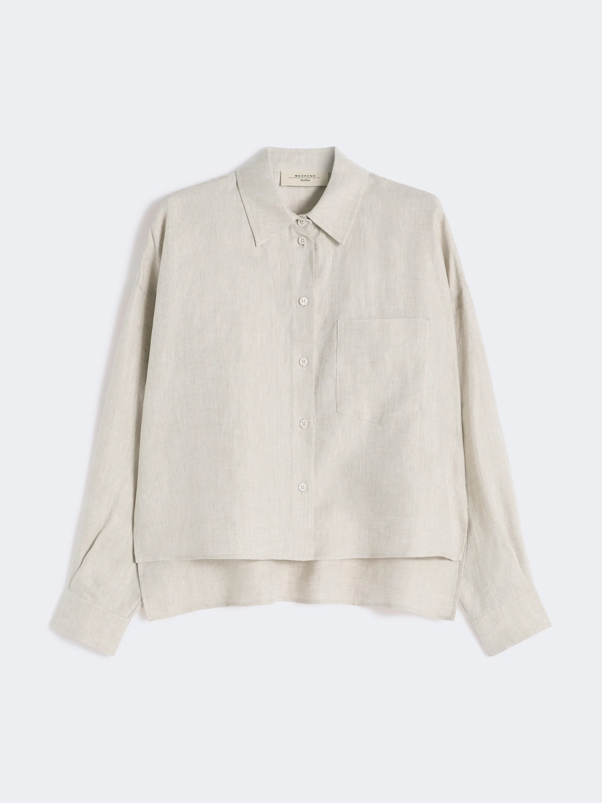 Linen canvas jacket - ECRU - 1