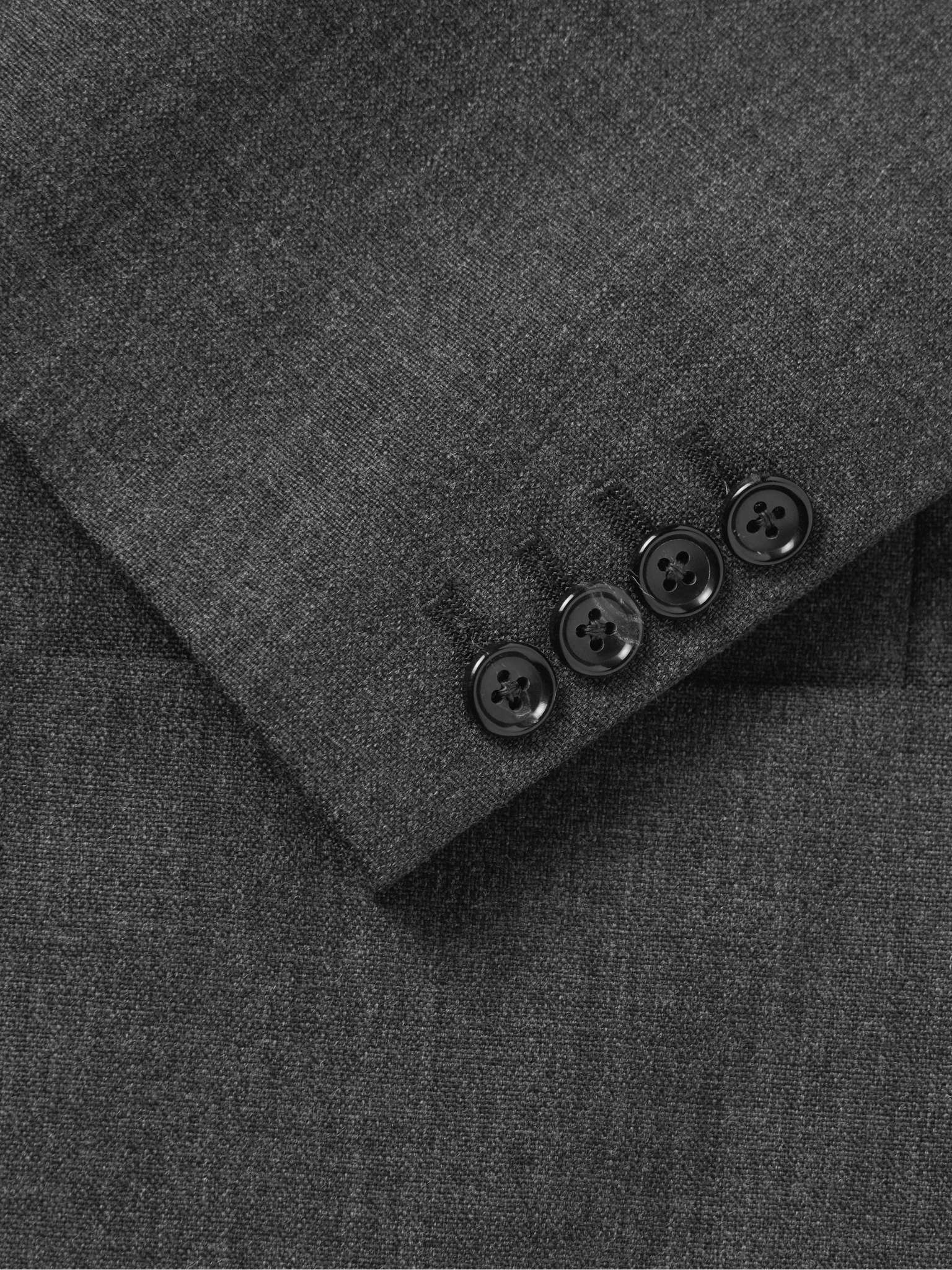 Unstructured Virgin Wool Blazer - 5