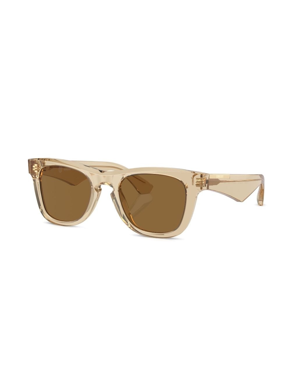 transparent-design square-frame sunglasses - 2